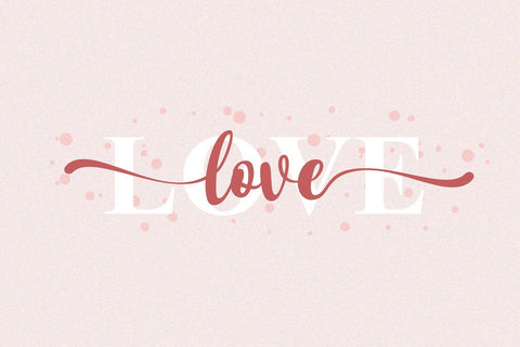 Goldlove - A Romantic Script Font MJB Letters Studio 
