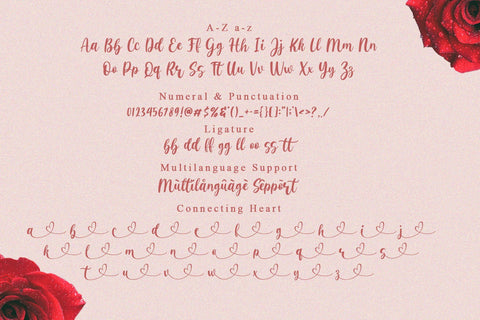 Goldlove - A Romantic Script Font MJB Letters Studio 