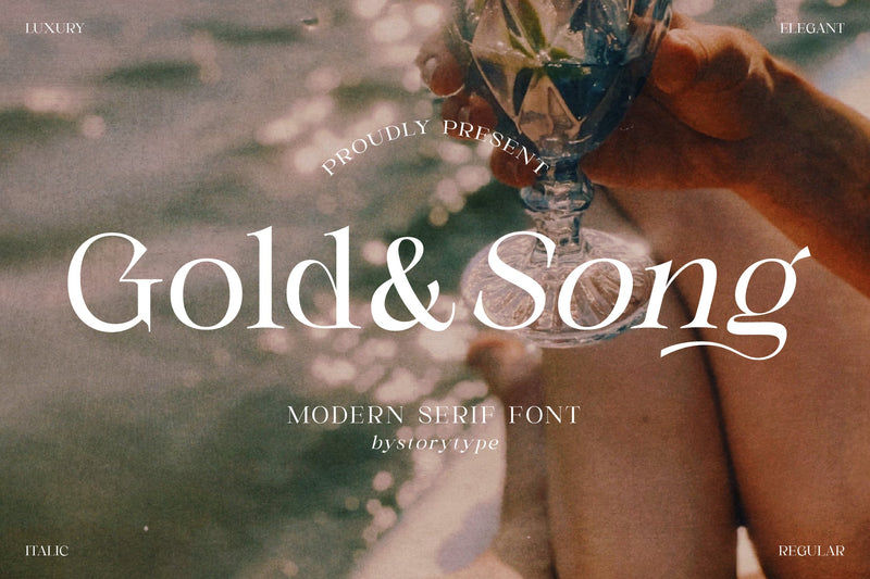 Gold_Song Typeface Font Storytype Studio 