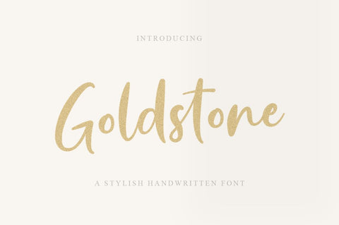 Goldstone Signature Font Font Suby Studio 