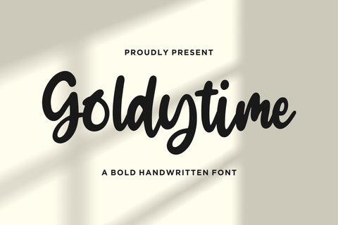Goldytime Font Qwrtype Foundry 