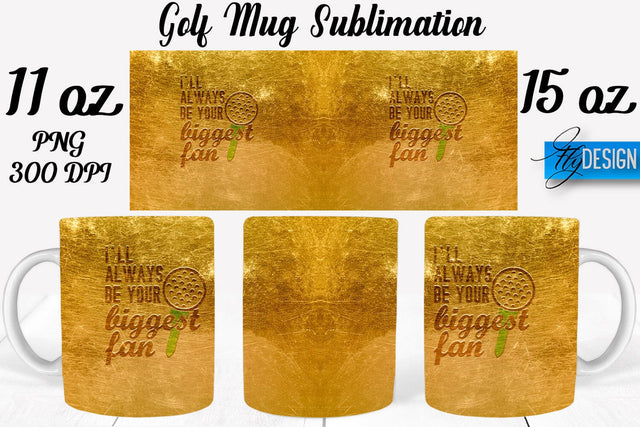 Golf 11 Oz | 15 Oz Mug Sublimation Sublimation Fly Design 