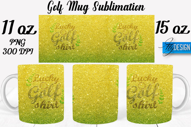Golf 11 Oz | 15 Oz Mug Sublimation Sublimation Fly Design 