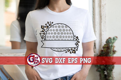 Golf Banner SVG DXF EPS PNG SVG Greedy Stitches 