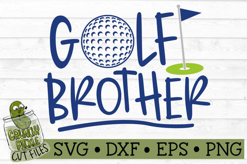 Golf Brother SVG File SVG Crunchy Pickle 