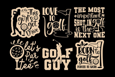 Golf Bundle SVG Cut Files, Golfer Svg, Golfing Svg SVG TonisArtStudio 