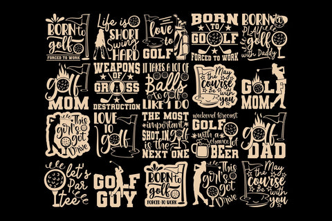 Golf Bundle SVG Cut Files, Golfer Svg, Golfing Svg SVG TonisArtStudio 