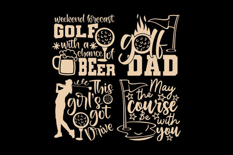 Golf Bundle SVG Cut Files, Golfer Svg, Golfing Svg SVG TonisArtStudio 