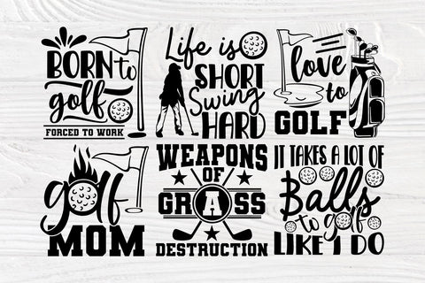 Golf Bundle SVG, Golfer Svg, Golfing Svg Cut Files SVG TonisArtStudio 