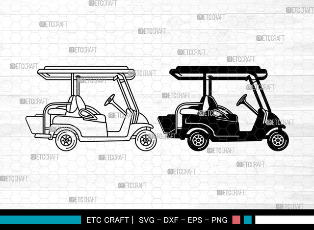 Golf Cart SVG, Golf Cart SVG, Golf Cart Player Svg, Golfing Svg, Golf Stick Svg, Golf Svg, Golf Cart SVG ETC Craft 