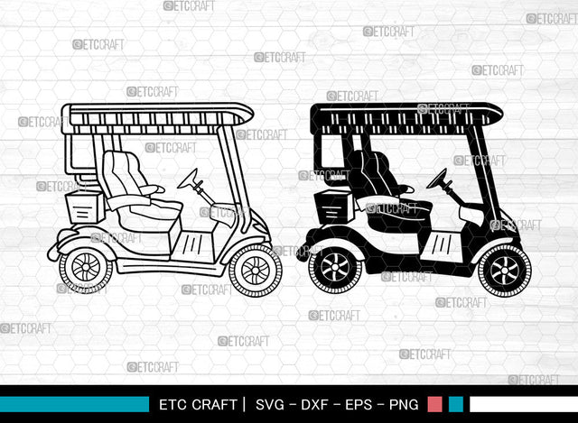 Golf Cart SVG, Golf Cart SVG, Golf Cart Player Svg, Golfing Svg, Golf Stick Svg, Golf Svg, Golf Cart SVG ETC Craft 