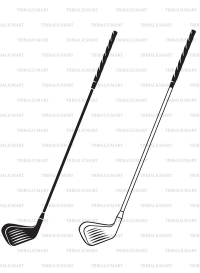 Golf club SVG TribaliumArtSF 
