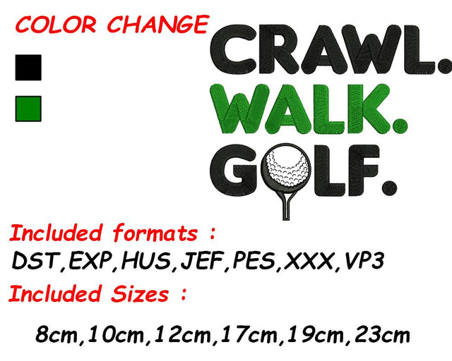 Golf Embroidery, Golf Dad, Baby Embroidery, Funny Golf Gift, Boy Embroidery, Sports Lover Embroidery/Applique DESIGNS SVG Digital Designer 