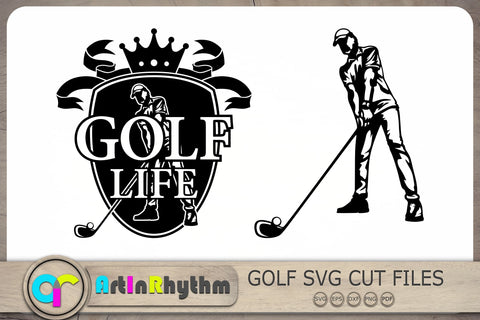 Golf Life Svg, Golf Svg, Golf Clipart, Golf Player Svg SVG Artinrhythm shop 