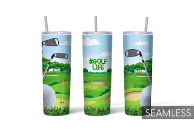 Golf Life Tumbler Sublimation Sublimation SvgOcean 