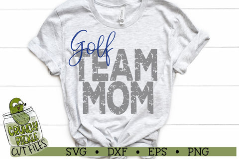 Golf Mom & Bonus Team Mom SVG SVG Crunchy Pickle 
