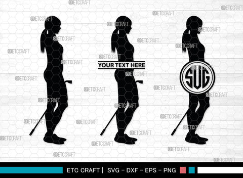 Golf Player Monogram, Golf Player Silhouette, Golf Svg, Golfer Svg, Sports svg, Golf Man Svg, SB00117 SVG ETC Craft 