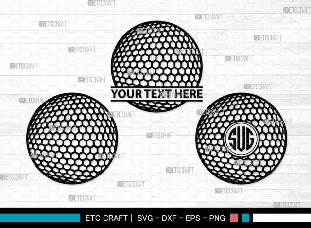 Golf Set Monogram, Golf Set Silhouette, Golfing Silhouette Svg, Golf Player Svg, Golf Ball Svg, Golf Club Svg, Sports, SB00118 SVG ETC Craft 