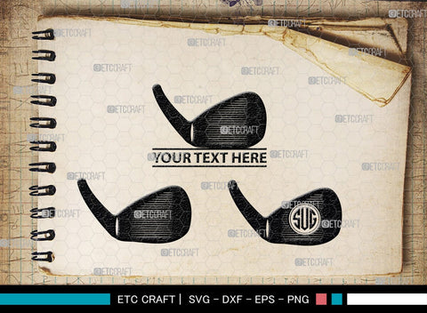 Golf Set Monogram, Golf Set Silhouette, Golfing Silhouette Svg, Golf Player Svg, Golf Ball Svg, Golf Club Svg, Sports, SB00118 SVG ETC Craft 