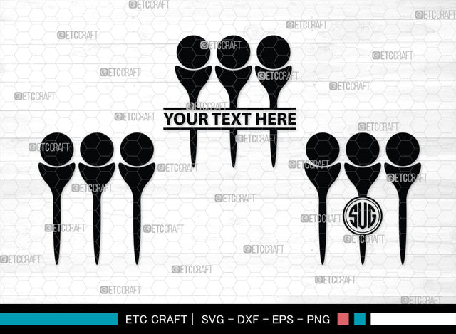 Golf Set Monogram, Golf Set Silhouette, Golfing Silhouette Svg, Golf Player Svg, Golf Ball Svg, Golf Club Svg, Sports, SB00118 SVG ETC Craft 