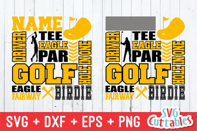 Golf Subway Art SVG Svg Cuttables 