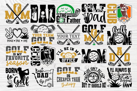 Golf SVG Bundle, Golf Svg Cut Files, Golf Club Svg SVG TonisArtStudio 