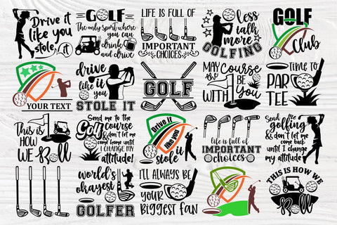 Golf SVG Bundle, Golf Svg Cut Files, Golf Club Svg SVG TonisArtStudio 