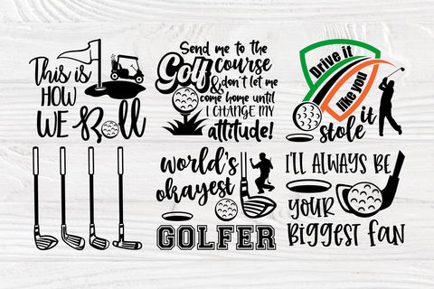 Golf SVG Bundle, Golf Svg Cut Files, Golf Club Svg SVG TonisArtStudio 