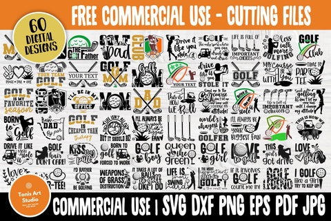 Golf SVG Bundle, Golf Svg Cut Files, Golf Club Svg SVG TonisArtStudio 