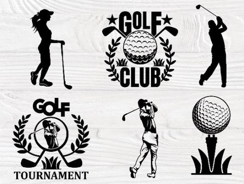 Golf SVG Bundle, Sports Svg, Logo Design Cut Files SVG TonisArtStudio 