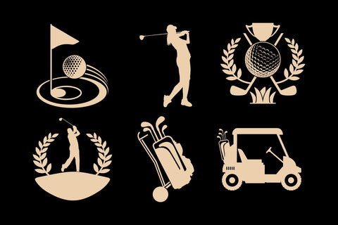 Golf SVG Bundle, Sports Svg, Logo Design Cut Files SVG TonisArtStudio 