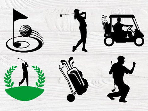 Golf SVG Bundle, Sports Svg, Logo Design Cut Files SVG TonisArtStudio 