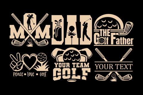 Golf SVG Bundle, Svg Quotes, Golfing Svg Cut Files SVG TonisArtStudio 