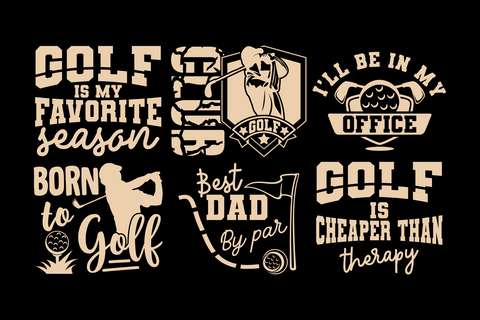 Golf SVG Bundle, Svg Quotes, Golfing Svg Cut Files SVG TonisArtStudio 