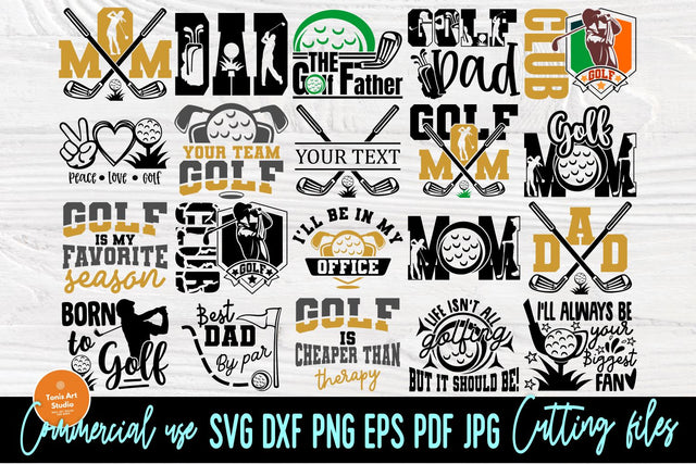 Golf SVG Bundle, Svg Quotes, Golfing Svg Cut Files SVG TonisArtStudio 