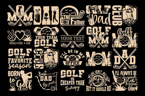 Golf SVG Bundle, Svg Quotes, Golfing Svg Cut Files SVG TonisArtStudio 