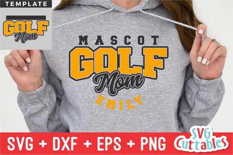 Golf svg Cut File - Golf Team - Golf Template 0011 - svg - eps - dxf - png - Distressed - Silhouette - Cricut - Digital Download SVG Svg Cuttables 