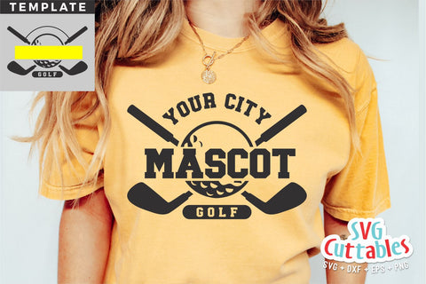 Golf svg Cut File - Golf Team - Golf Template 0020 - svg - eps - dxf - png - Silhouette - Cricut - Digital Download SVG Svg Cuttables 