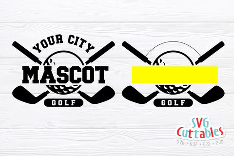 Golf svg Cut File - Golf Team - Golf Template 0020 - svg - eps - dxf - png - Silhouette - Cricut - Digital Download SVG Svg Cuttables 