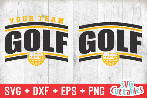 Golf svg Cut File - Golf Team - Golf Template 004 - svg - eps - dxf - png - Distressed - Silhouette - Cricut - Digital Download SVG Svg Cuttables 