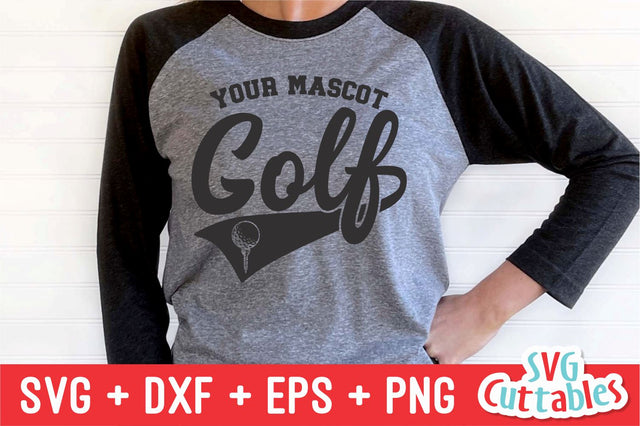 Golf svg Cut File - Golf Team - Golf Template 005 - svg - eps - dxf - png - Distressed - Silhouette - Cricut - Digital Download SVG Svg Cuttables 