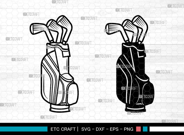 Golf SVG, Golf SVG, Golfing SVG, Monogram Frame Svg, Golf Ball Svg, Golf Club Svg, Golf SVG ETC Craft 