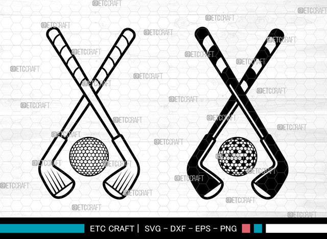 Golf SVG, Golf SVG, Golfing SVG, Monogram Frame Svg, Golf Ball Svg, Golf Club Svg, Golf SVG ETC Craft 