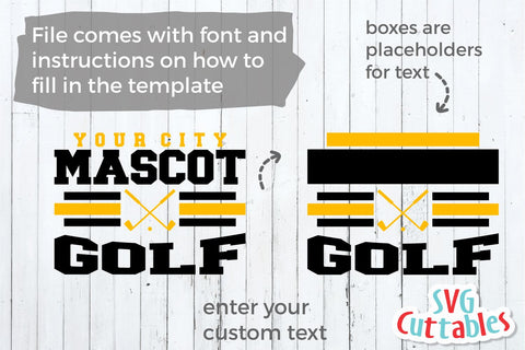 Golf SVG | Golf Template 006 | Shirt Design SVG Svg Cuttables 
