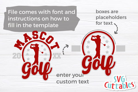 Golf SVG | Golf Template 007 | Shirt Design SVG Svg Cuttables 