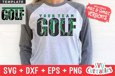 Golf SVG | Golf Template 009 | Shirt Design SVG Svg Cuttables 