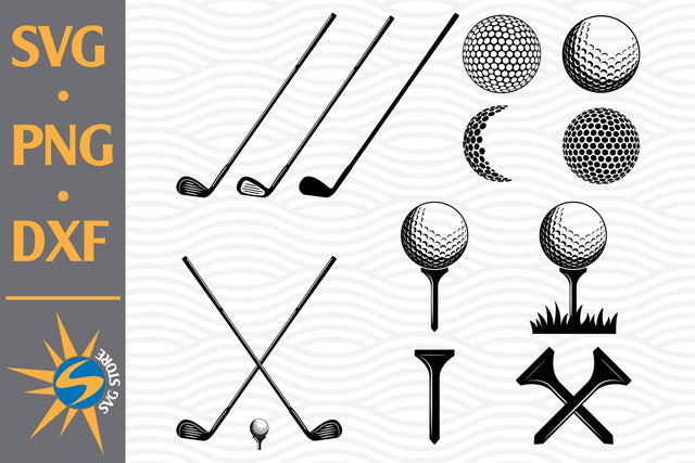 Golf SVG, PNG, DXF Digital Files Include SVG SVGStoreShop 