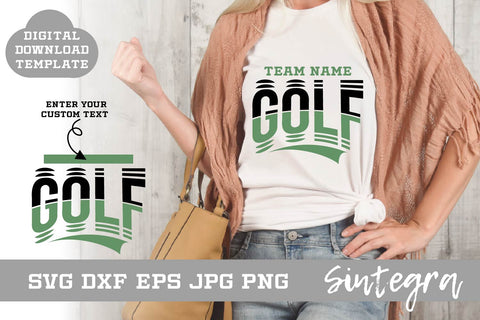 Golf SVG Shirt Template Design 001 Free For Commercial Use SVG Sintegra 