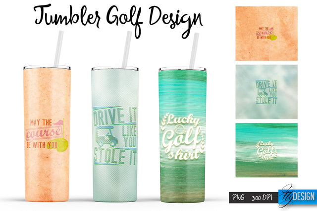 Golf Tumblers | Golf Tumbler Sublimation | PNG 20 Oz Tumbler | Tumbler Wrap Sublimation Fly Design 