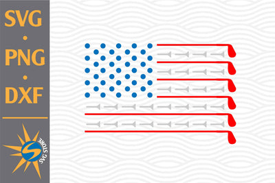 Golf US Flag SVG, PNG, DXF Digital Files Include SVG SVGStoreShop 